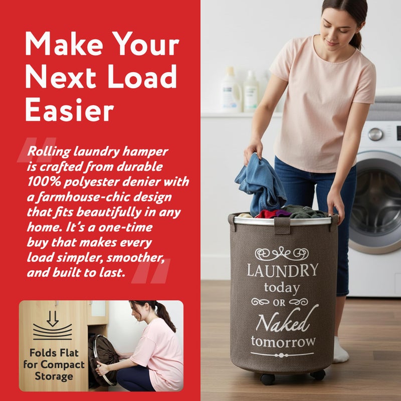 dbest products Laundry Trolley 360 - Image 5